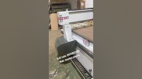 Máy CNC 1 đầu 1325 hút chân ko, hệ thống Shanglong sử dụng phần mềm tiếng việt - Hotline: 0975852392