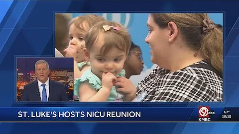KMBC | Saint Luke's Hospital Hosts Special Reunion for NICU Patients and Families