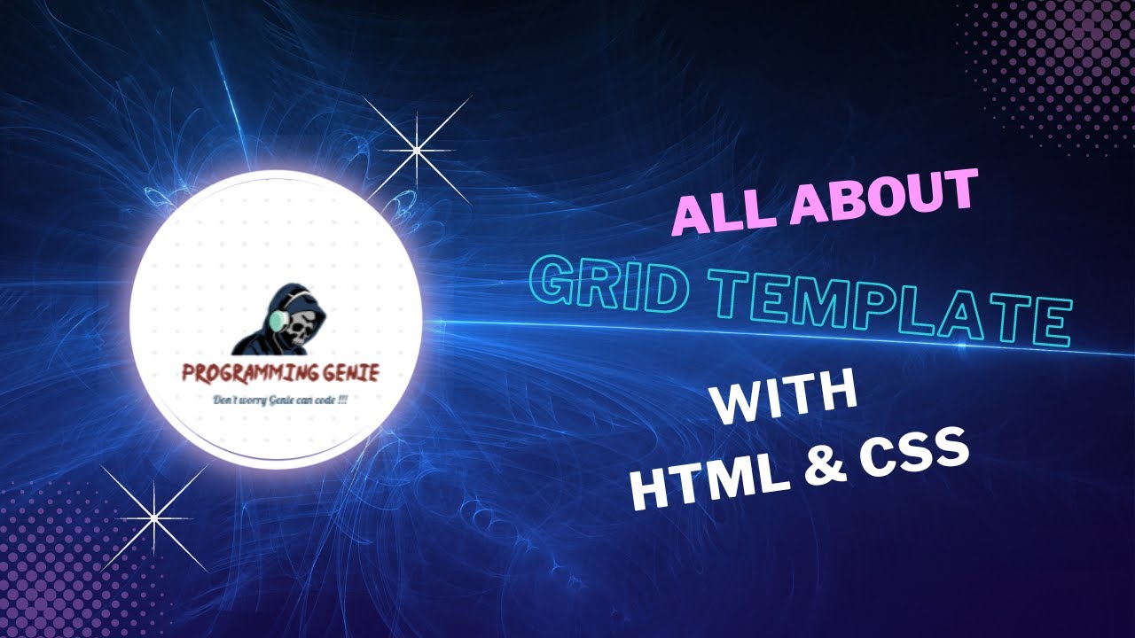 Simple Grid Template with HTML and CSS only |simple grid project by ...
