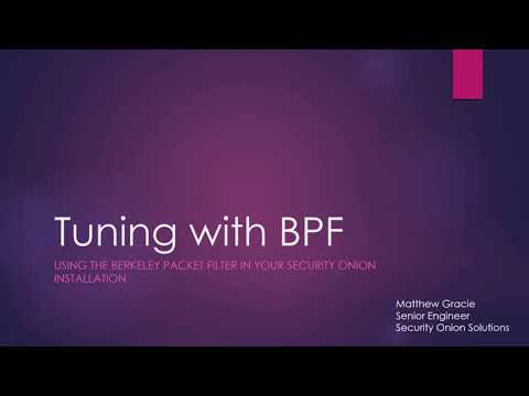 Tuning Security Onion With BPF