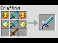 Minecraft UHC but I secretly craft another HACKER Sword....