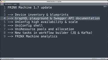 FRINX Machine 1.7 update - part 2