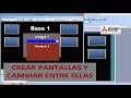 Crear pantallas y cambiar entre ellas en las hmi de mitsubishi electric