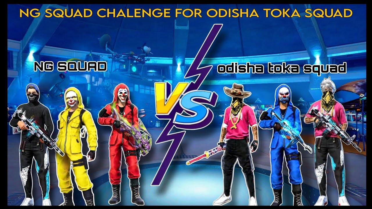NG SQUAD CHALENGE FOR ODISHA TOKA SQUAD🎮 IMPOSIBLE GAMEPLAY 😱