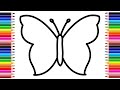 Butterfly drawing  easy drawing for kids