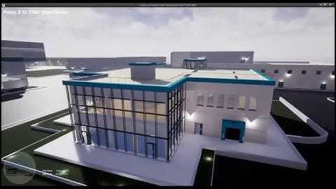4D Simulation in Unreal Engine: Industrial Production Site (Basel, Switzerland) - Revit to UE4