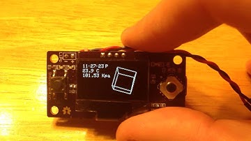 Arduino Spinning 3D Cube