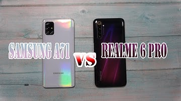 Samsung Galaxy A71 vs Realme 6 Pro | SpeedTest and Camera comparison