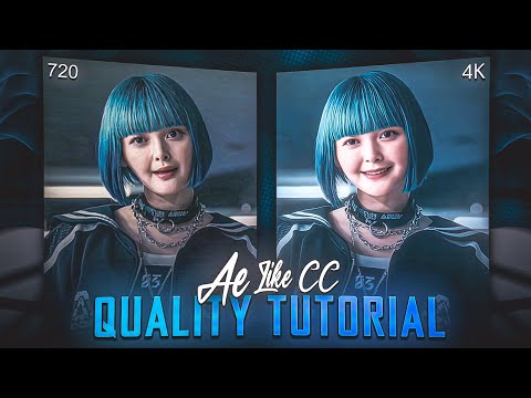 AE Like CC In Capcut Tutorial || 4k Quality CC 📈