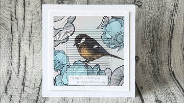 Easy … eclipse technique Father’s Day card .. Craftaddictionuk.. coupon code susan5