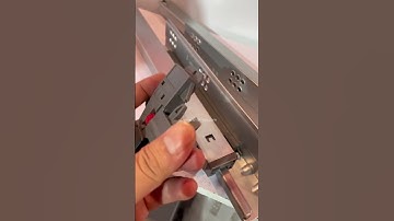 drawer slide with 3D adjustment lock # #shorts #cabinet #drawerslide