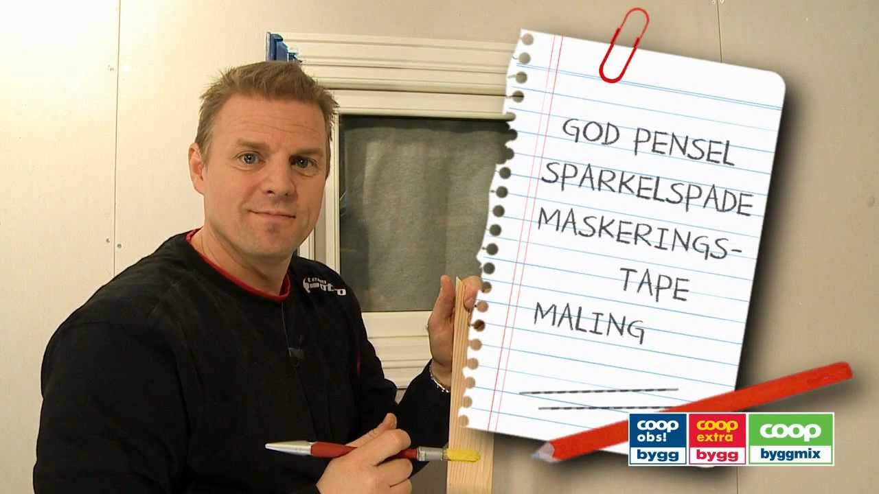 MALE VINDU_COOP GJØR-DET-SELV