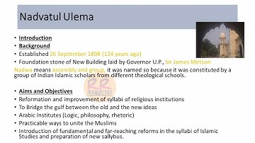 Nadvatul Ulema| Pakistan Affairs Css PMS | RR  Lectures |