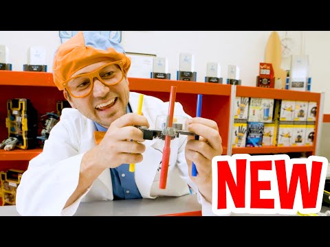 Blippi STEM Learning at The Rolling Robots For Kids | BRAND NEW BLIPPI | Educational Videos For Kids