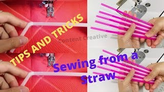 4 very useful Sewing Tips from Straws that you should know