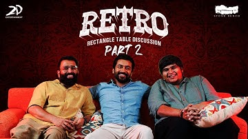 Retro | Rectangle Table Discussion with Suriya, Karthik Subbaraj, Santhosh Narayanan | Part II