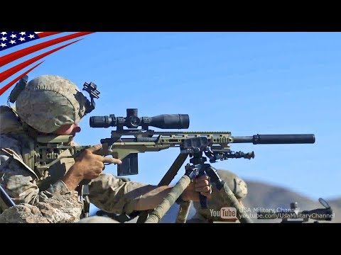 US Marines Scout Snipers Long & Short Range Training