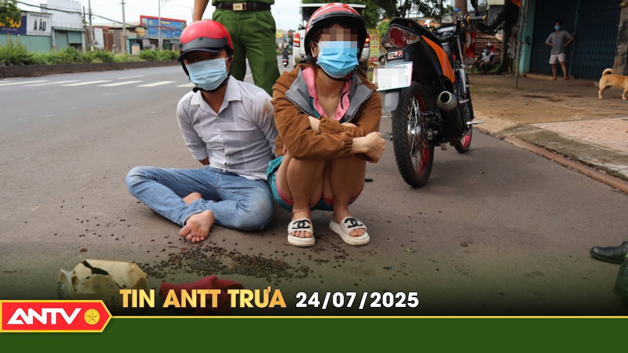 Tin tức an ninh trật tự nóng, thời sự Việt Nam mới nhất 24h trưa ngày 24/7 | ANTV