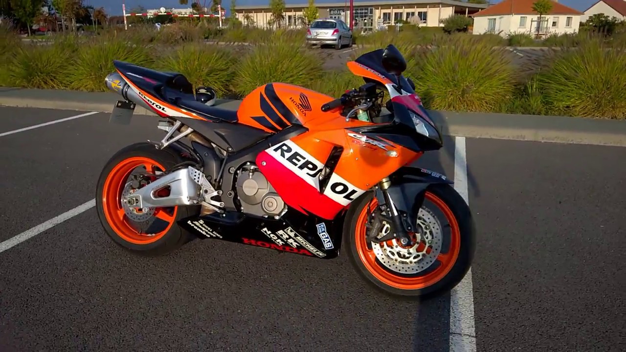 Honda CBR600RR Repsol 2005 vendu/sold - YouTube