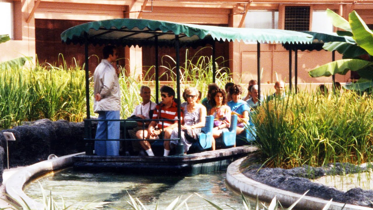 Listen To The Land Boat Ride 1992 POV Ride, Epcot Center, Symphony of the Seed Opening, Disney World