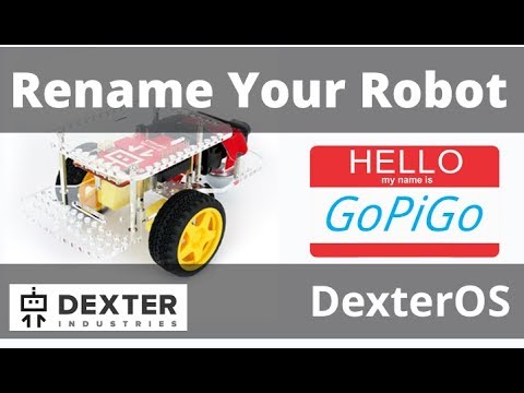 How To Rename Your DexterOS Robot