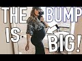 THE BUMP IS GETTING BIG! 6 MONTHS PREGNANT BUMPDATE | Casey Holmes Vlogs