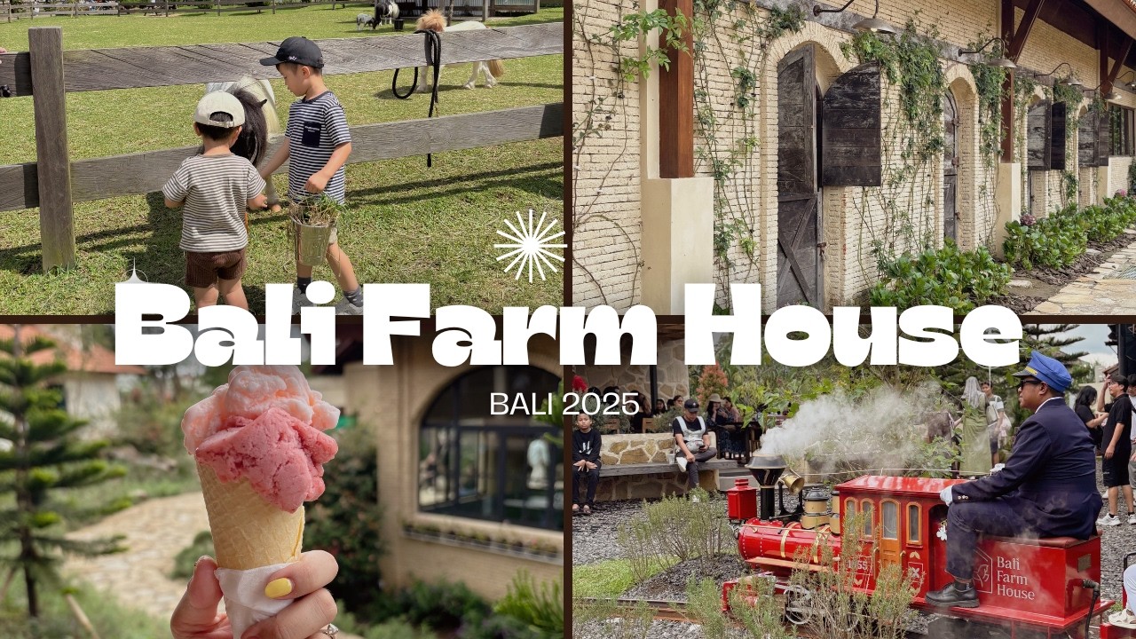 We Took Our Toddlers to Bali Farm House! | Family Bali Vlog