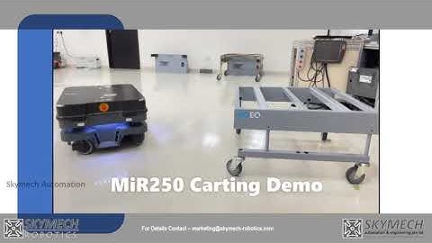 Skymech MiR250 Shelf Carrier Demo