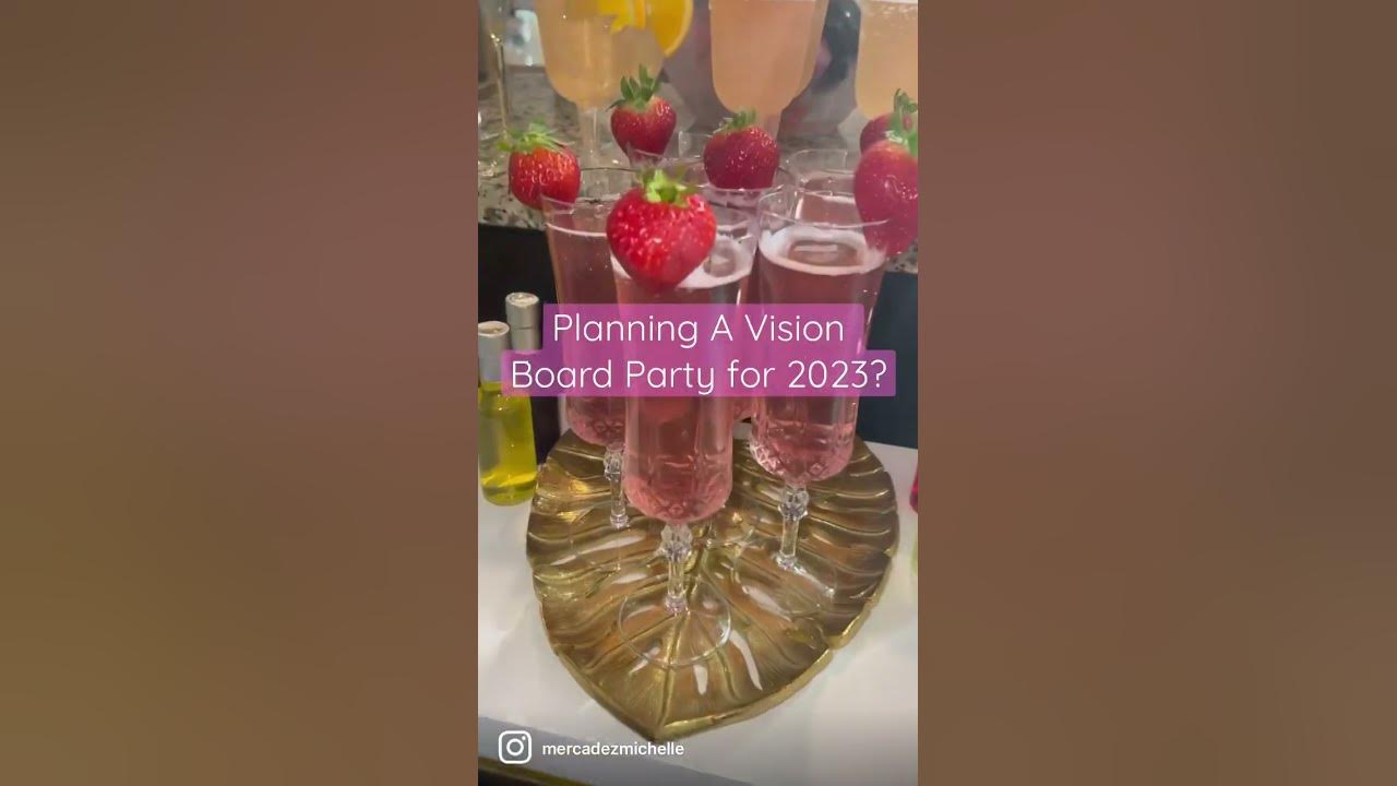 How To Host A Vision Board Party + Vision Board Party Prep Vlog 