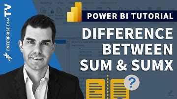 SUM vs SUMX   What