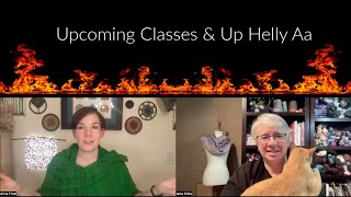 Purlcast 57:  Upcoming Classes and Up Helly Aa!