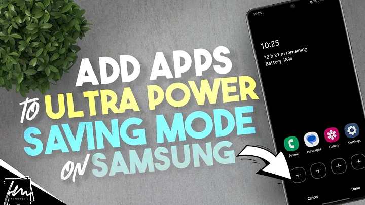 How to add Apps to Ultra Power Saving Mode on Samsung