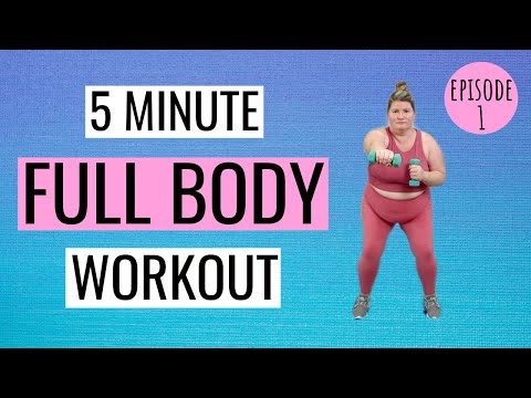 5 Minute Workout Series / Full Body (pt 1) / Plus Size, Disability and Senior Friendly