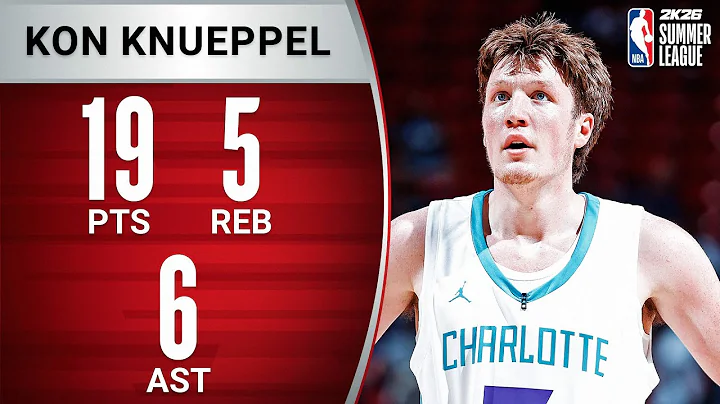 Kon Knueppel Was Doing It All vs Spurs 🔥 | July 17, 2025