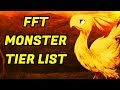 Final Fantasy Tactics Monster Tier List