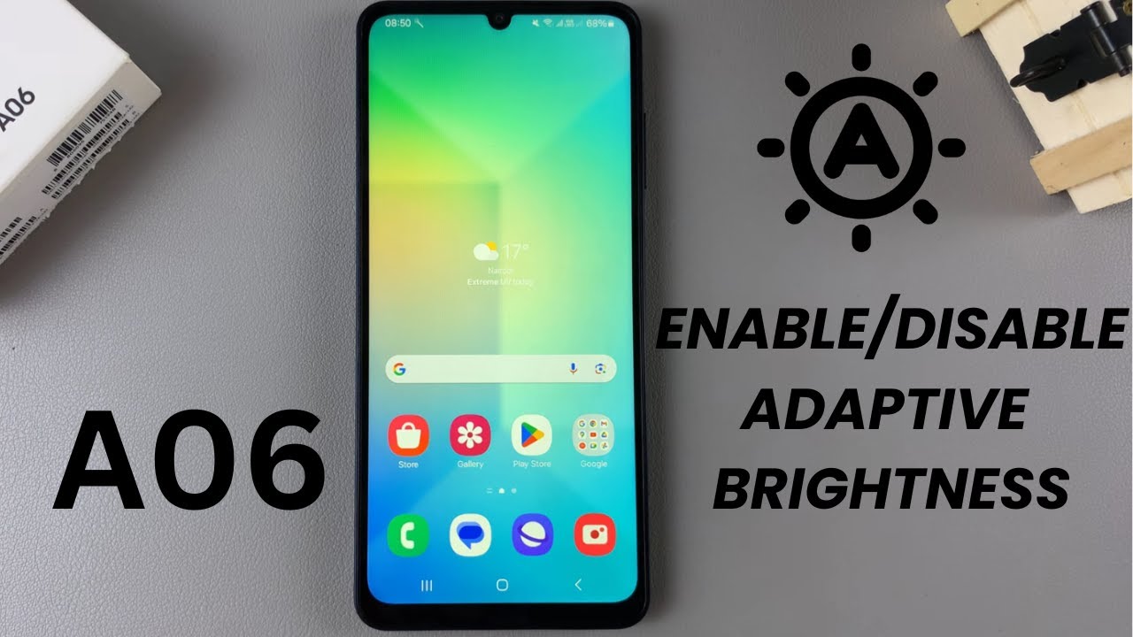 How To Enable/Disable Adaptive Brightness On Samsung Galaxy A06