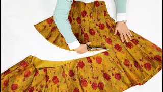 30년 된 치마를 반으로 잘랐더니 놀라운 일이 생깁니다. 눈 크게 뜨고 보시죠