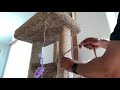 My cat tree repair without tools or glue