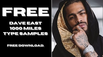 DAVE EAST "1000 MILES" BOOM BAP DRUM SAMPLES/LOOPS FREE DOWNLOAD