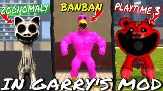 ALL ZOONOMALY vs ALL GARTEN OF BANBAN vs POPPY PLAYTIME 3 In Garry's Mod!