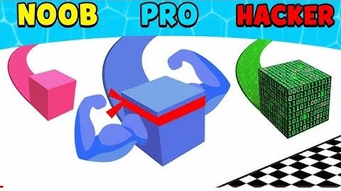 Line Color 3D game video