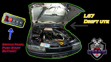 L67 Drift Ute Build PT.4 - Wiring In A Push Button Start Switch Panel