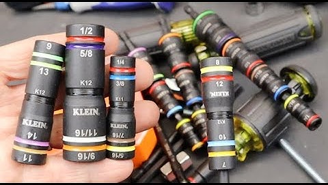 Double-Flip Quad Sockets! Klein Tools spring-loaded impact-ready nut drivers add another dimension!