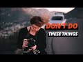 Beginner Videographer Mistakes: DON'T Do These 5 Things! | Videography For Beginners