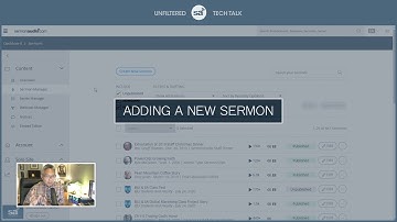 Tech Talk Clip // How to Upload a Sermon