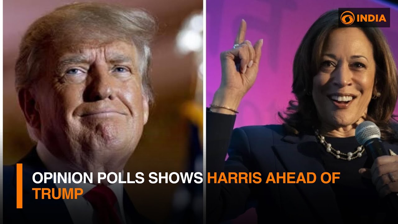 Opinion polls shows Harris ahead of Trump || DDI Newshour - YouTube