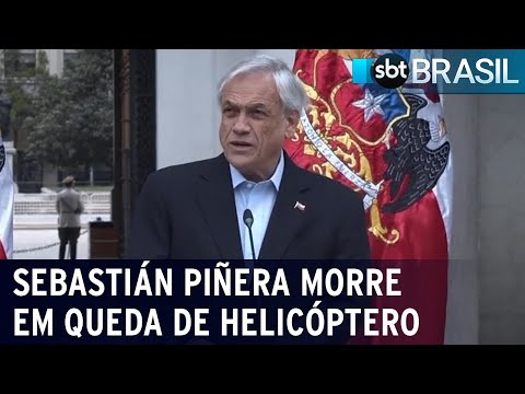Ex-presidente do Chile Sebastián Piñera morre em queda de helicóptero | SBT Brasil (06/02/24)