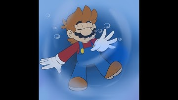 Super Mario Drowns But It