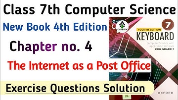 Computer Studies Keyboard 4 Edition SNC | Chapter 4 Oxford Book | Exercise Question Answere Solution