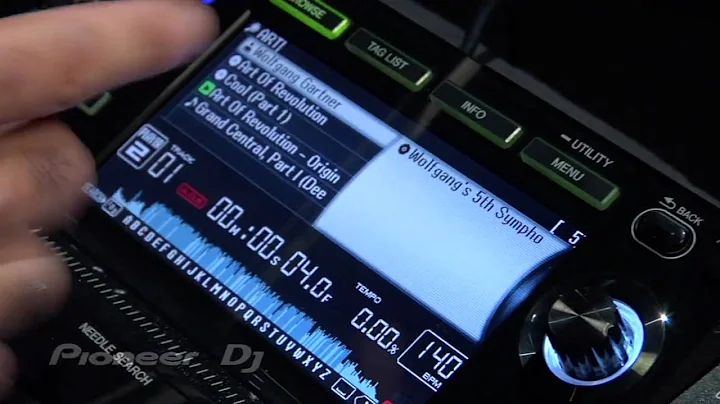 CDJ-2000: Search Function